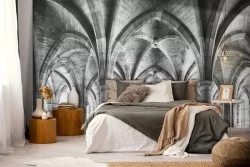 Wallpaper arches living room landscape 3D-0207
