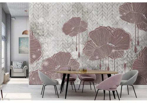 Vintage Flower Wallpaper-0216