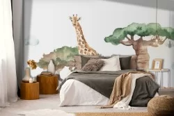 Carta da Parati animali giungla bambini-0220