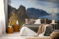 Mountain Wallpaper with sea landscape nature-0222