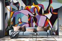 Abstract Wallpaper Paintings and Modern Watercolors