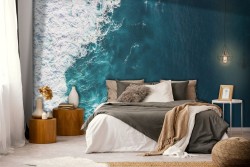 Carta da Parati oceano onde paesaggio natura-0246