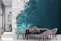 Carta da Parati oceano onde paesaggio natura-0246