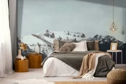 Mountain Snow Nature Landscape Wallpaper-0248