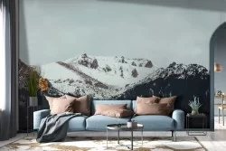 Carta da Parati montagna neve natura paesaggio-0248