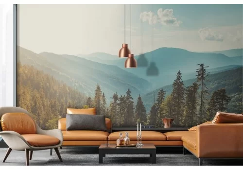 Carta da Parati foresta montagne natura-0253 2