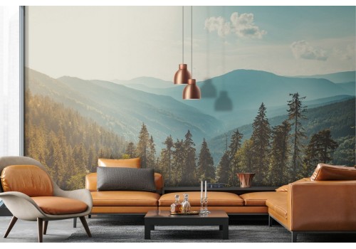 Forest Mountains Nature Wallpaper-0253 2