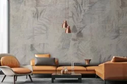 Carta da Parati fiori vintage natura illustrazione-0263