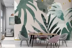 Tropical Leaves Nature Wallpaper