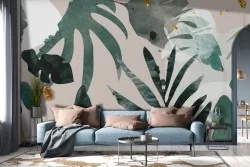 Tropical Leaves Nature Wallpaper