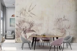 Wallpaper flowers nature vintage illustration-0269