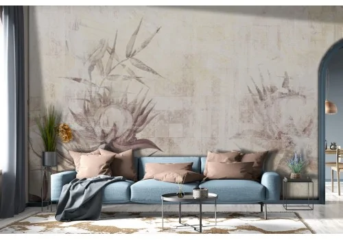 Wallpaper flowers nature vintage illustration-0269 2