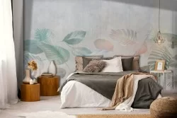 Wallpaper nature leaves design-0281