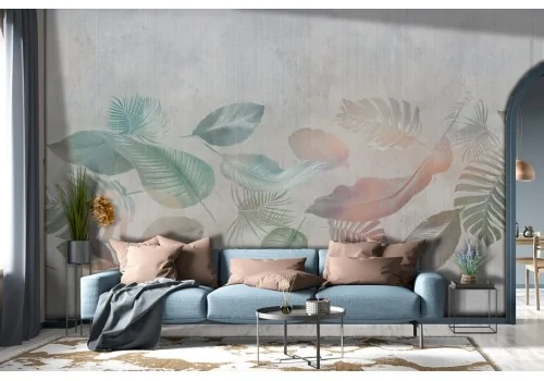 Wallpaper nature leaves design-0281 2