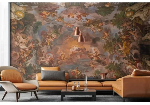 Carta da Parati dipinto religioso 3D vintage-0284 2