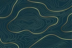 Carta da Parati Design e Stili Luxury Righe e Onde