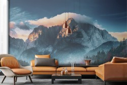 Mountain wallpaper with forest landscape-0319