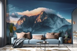 Mountain wallpaper with forest landscape-0319