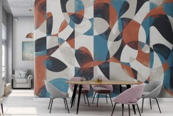 Geometric Wallpaper Painting-0322