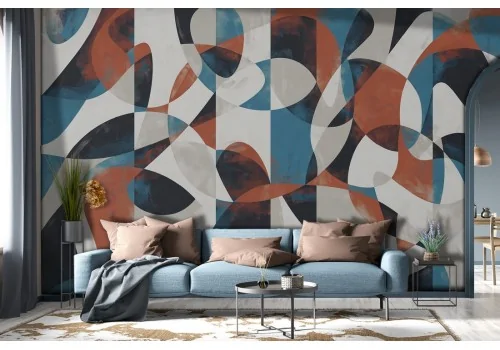 Geometric Wallpaper Painting-0322