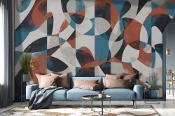 Geometric Wallpaper Painting-0322