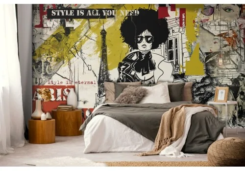 Paris Wallpaper Fashion Design Illustration-0325 2