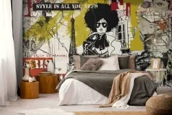 Paris Wallpaper Fashion Design Illustration-0325