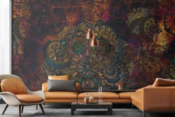 Mandala Oriental Design Wallpaper-0326
