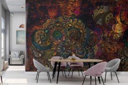 Mandala Oriental Design Wallpaper-0326