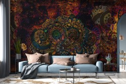 Mandala Oriental Design Wallpaper-0326