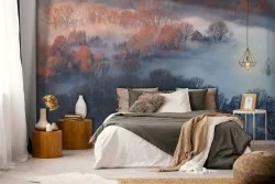 Mountain Trees Nature Landscape Wallpaper-0328