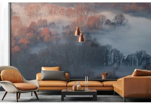 Mountain Trees Nature Landscape Wallpaper-0328