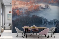 Carta da Parati Montagna alberi natura paesaggio-0328