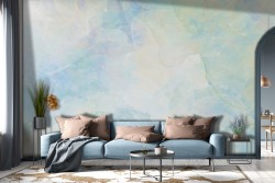 Blue Abstract Wallpaper Decoration-0336