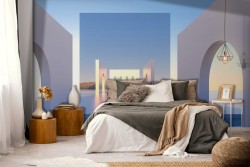 3D Architecture Wallpaper Modern Design-0340