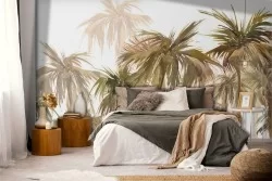 Tropical Palm Nature Design Wallpaper-0342