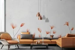 Carta da Parati fiori natura design minimal-0350