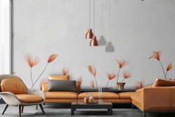 Wallpaper flowers nature minimal design-0350