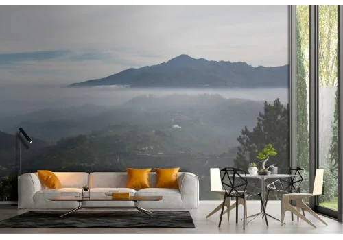 Carta da Parati foreste in montagna paesaggio 2