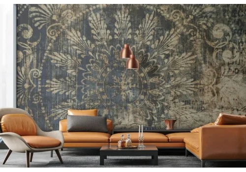 Vintage Oriental Mandala Wallpaper-0362