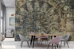 Vintage Oriental Mandala Wallpaper-0362