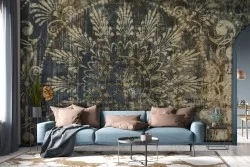 Vintage Oriental Mandala Wallpaper-0362