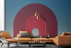 3D Architecture Wallpaper Modern Design-0364