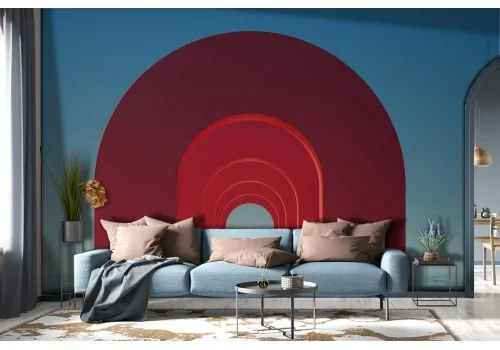 3D Architecture Wallpaper Modern Design-0364