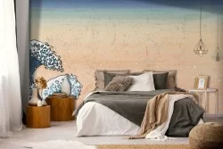 Oriental wave wallpaper illustration design-0367