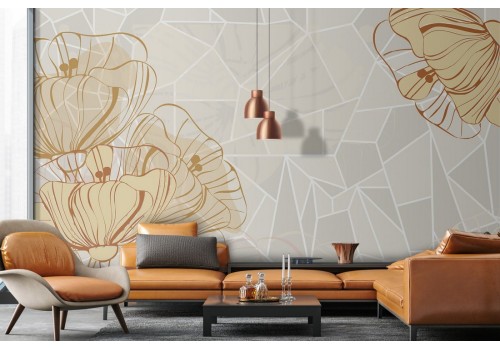 Carta da Parati Fiori Natura Vintage 2