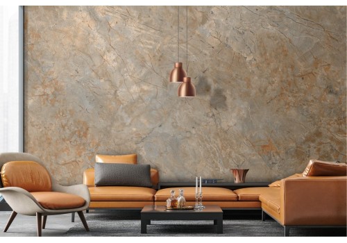 Anthracite gold marble concrete wallpaper 2
