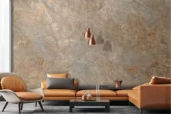 Adhesive Wallpaper marble gold anthracite cement