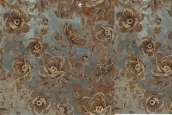 Vintage floral retro artistic wallpaper