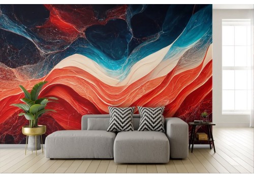 Colorful Abstract Waves Wallpaper 2